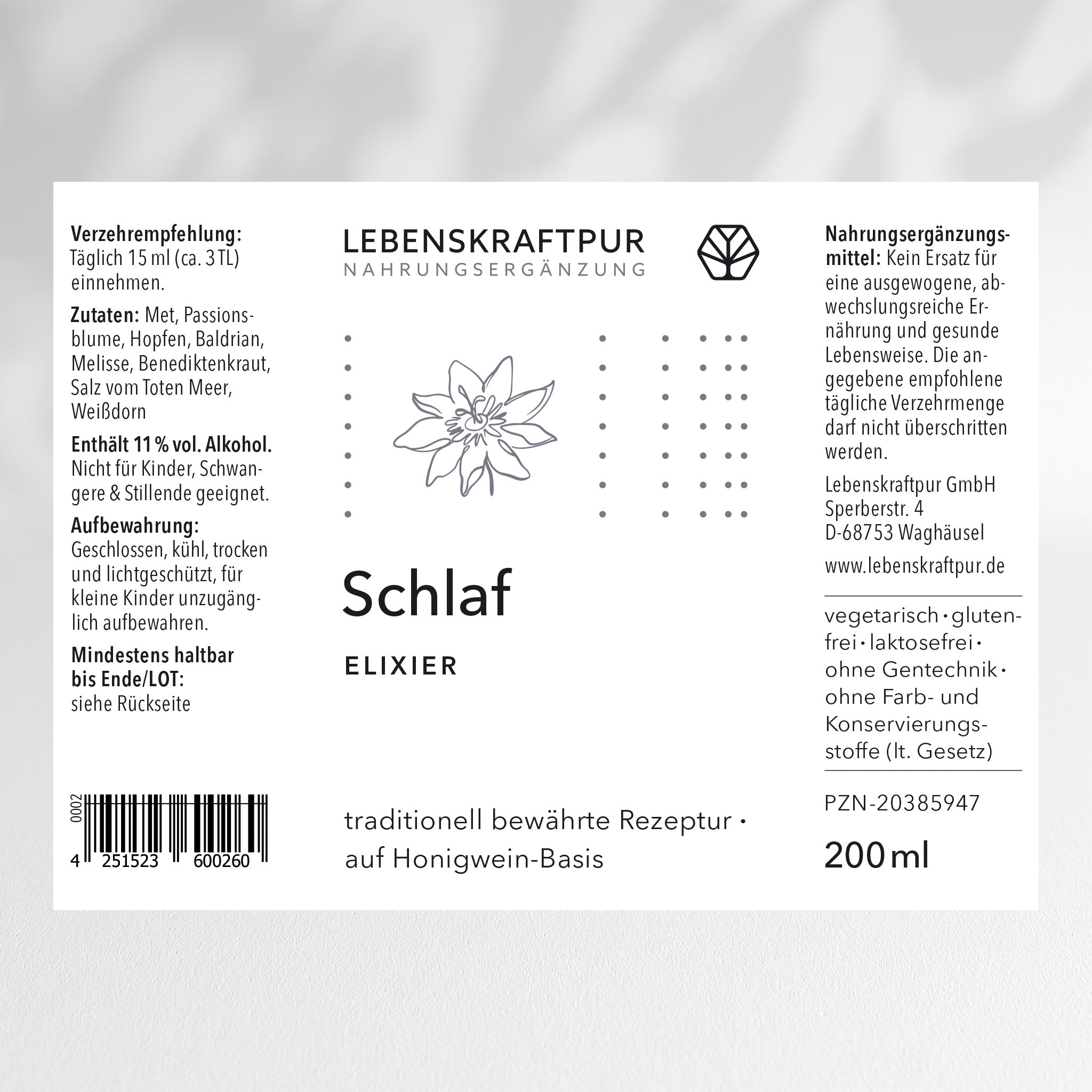 Schlaf Elixier