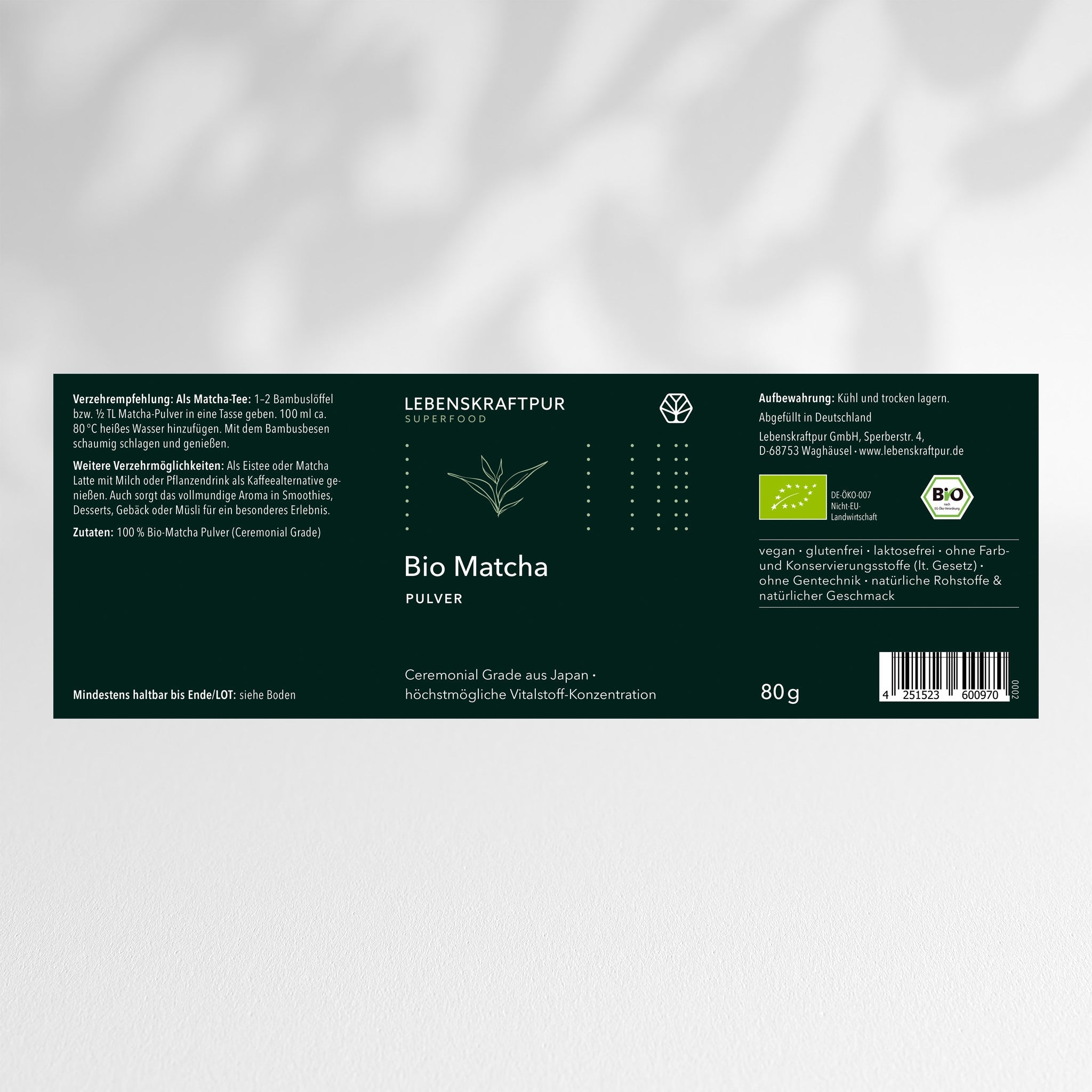 Bio Matcha Pulver