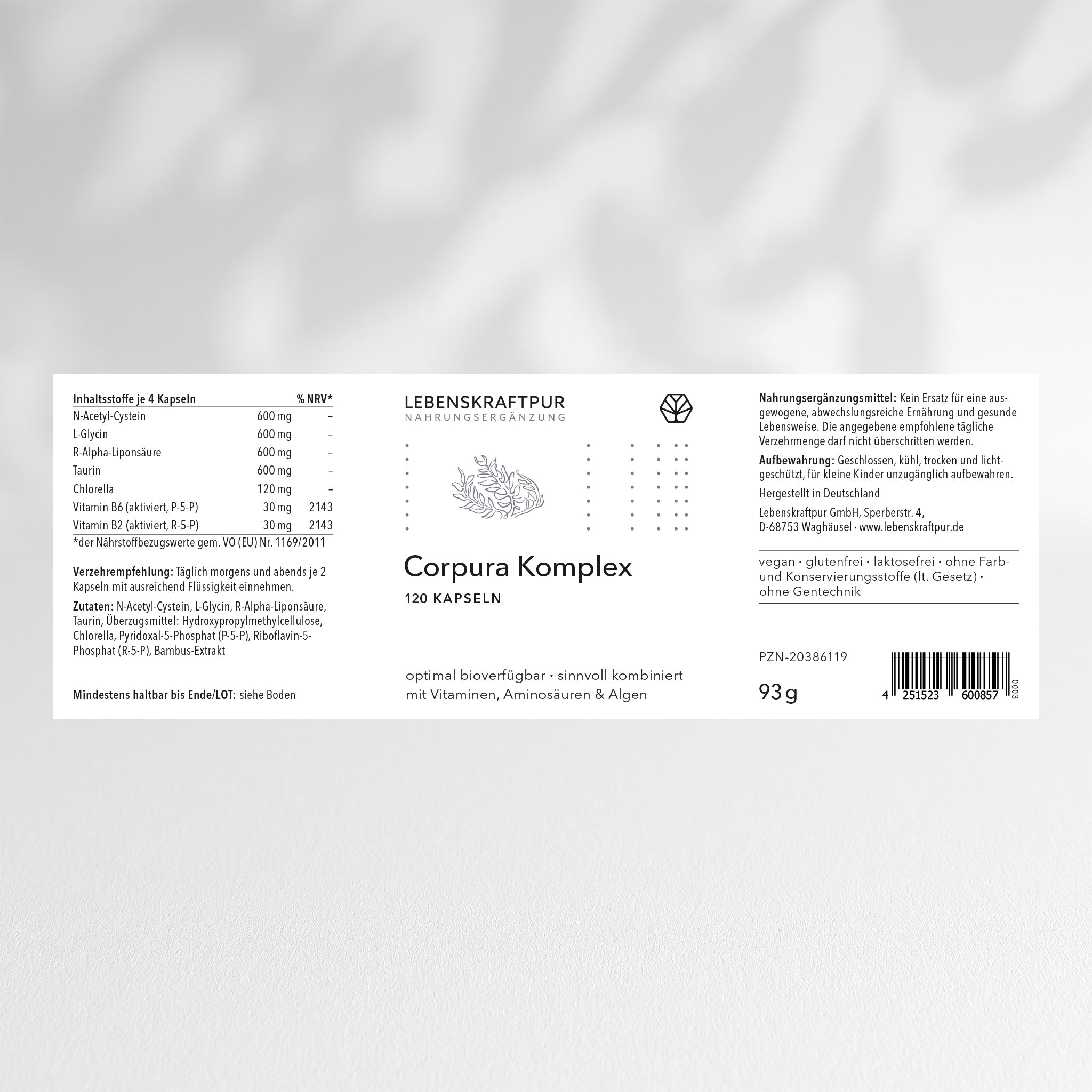 Corpura Komplex Kapseln