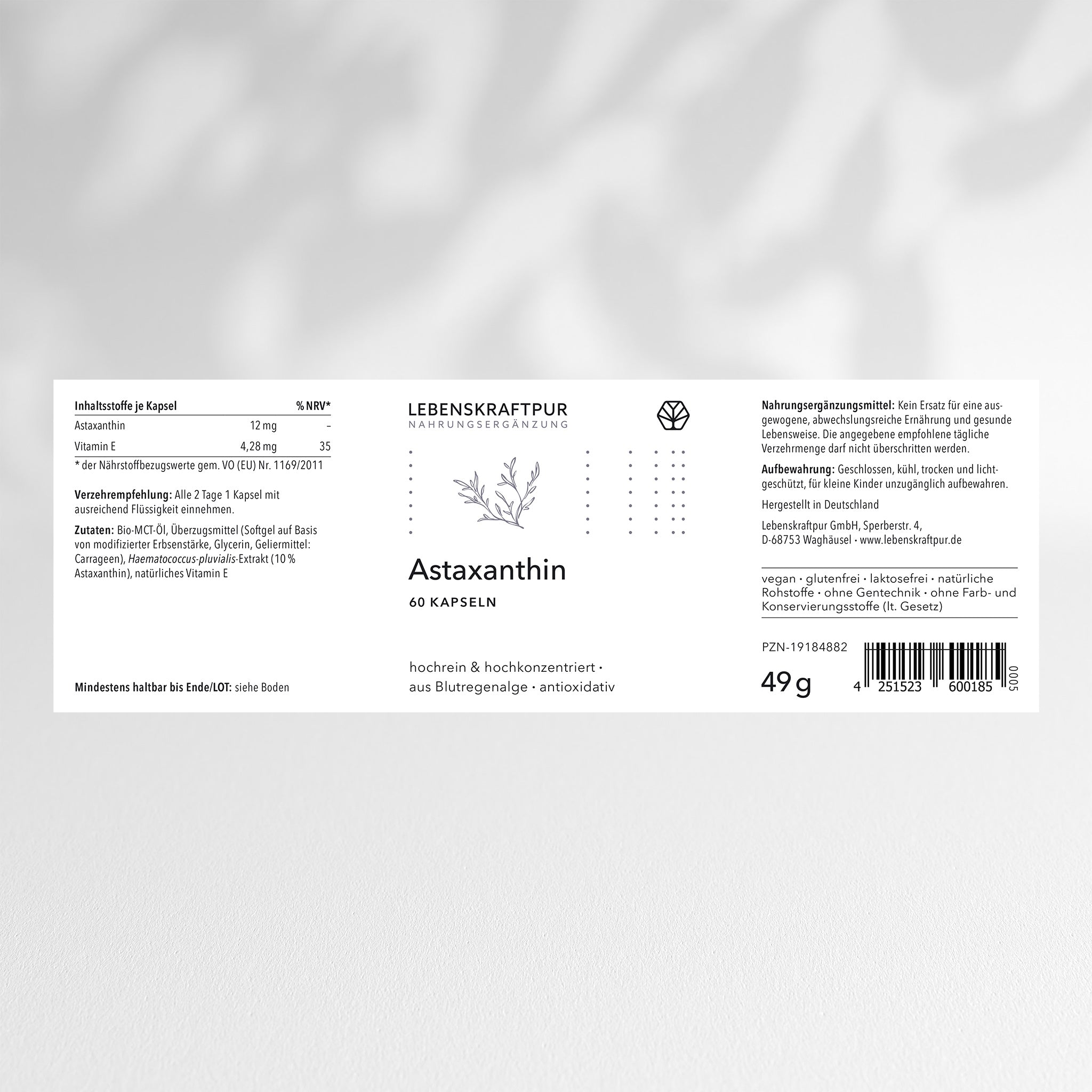Astaxanthin Kapseln
