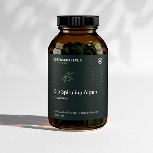 Bio Spirulina Algen Presslinge