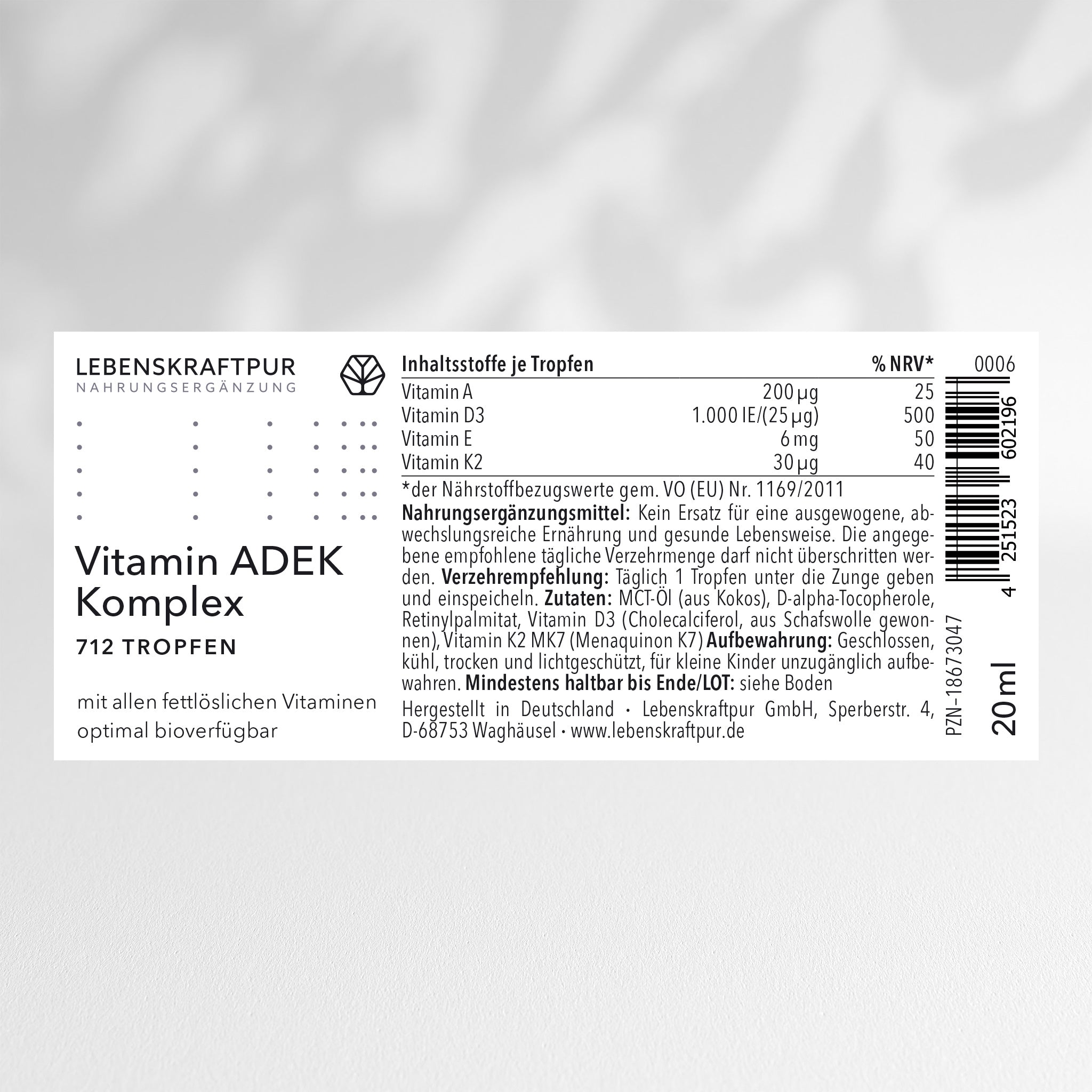 Vitamin ADEK Komplex Tropfen