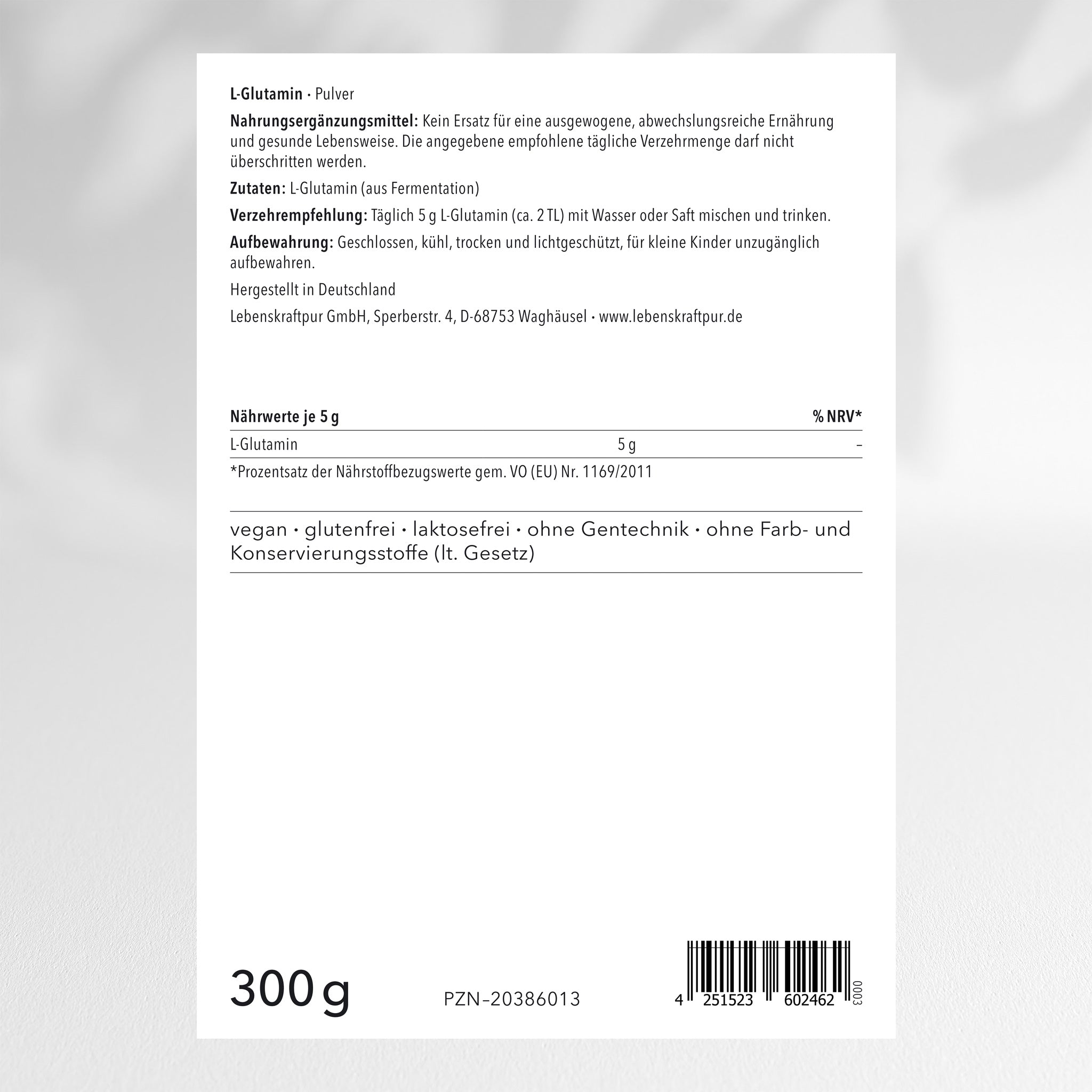 L-Glutamin Pulver