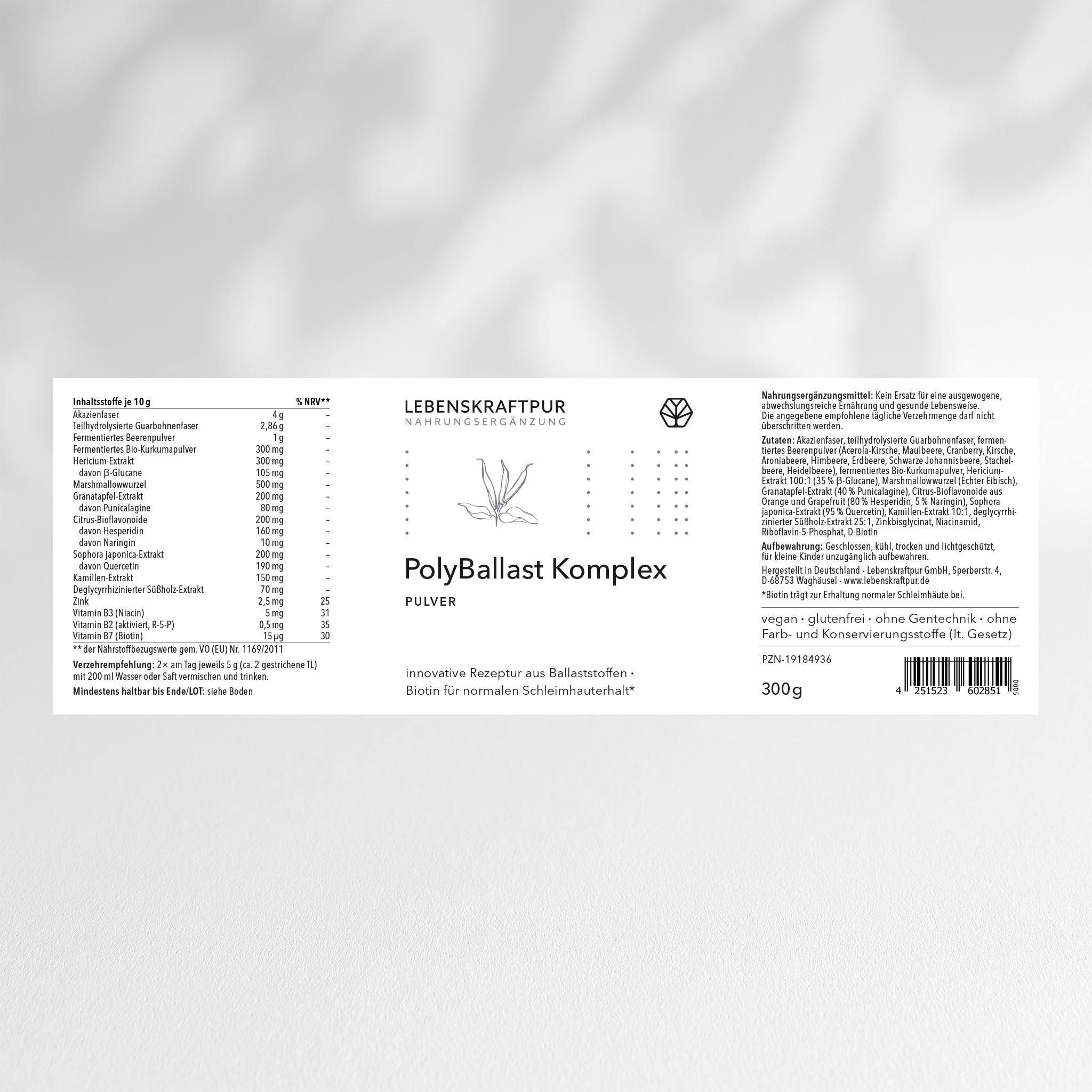PolyBallast Komplex Pulver