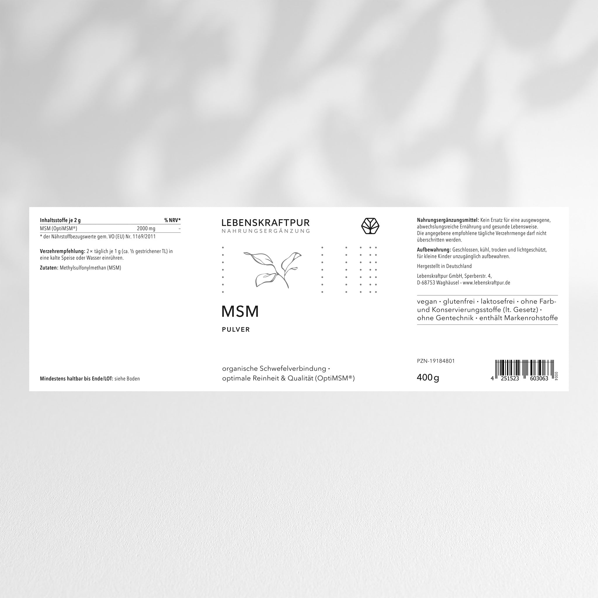 MSM Pulver