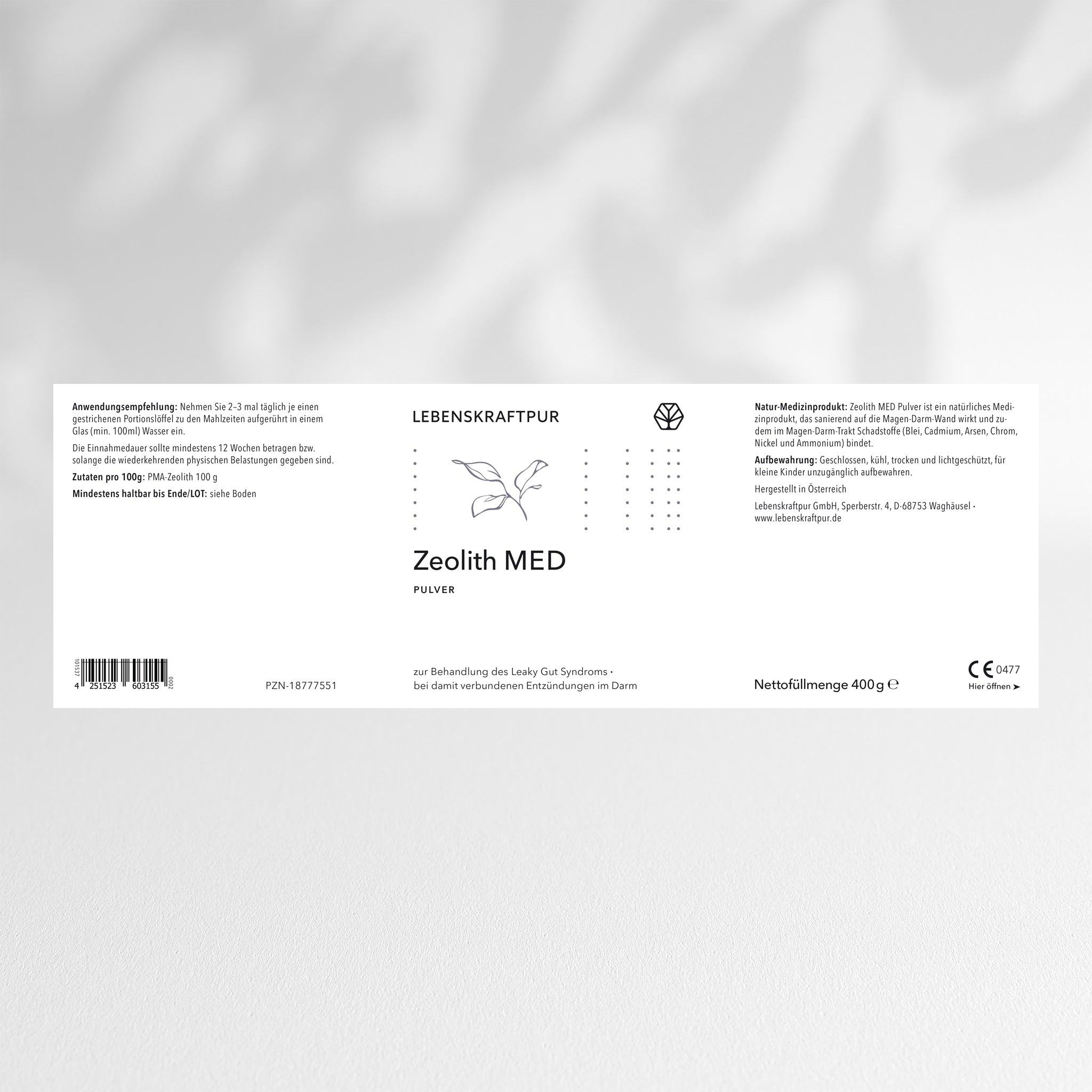 Zeolith MED Pulver
