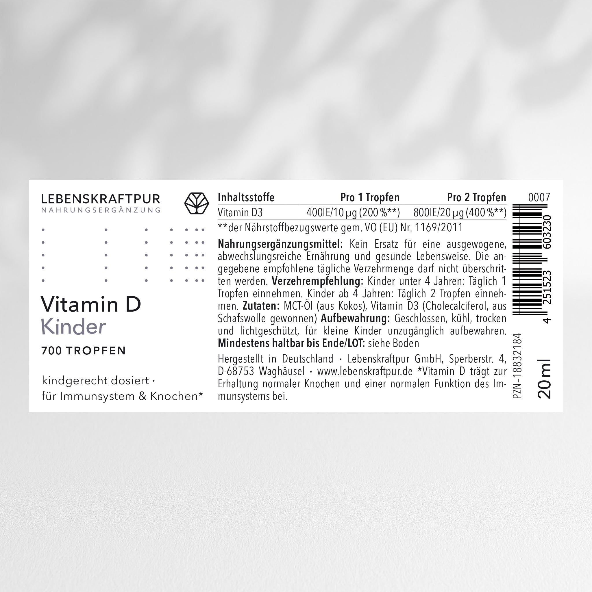 Vitamin D Kinder Tropfen