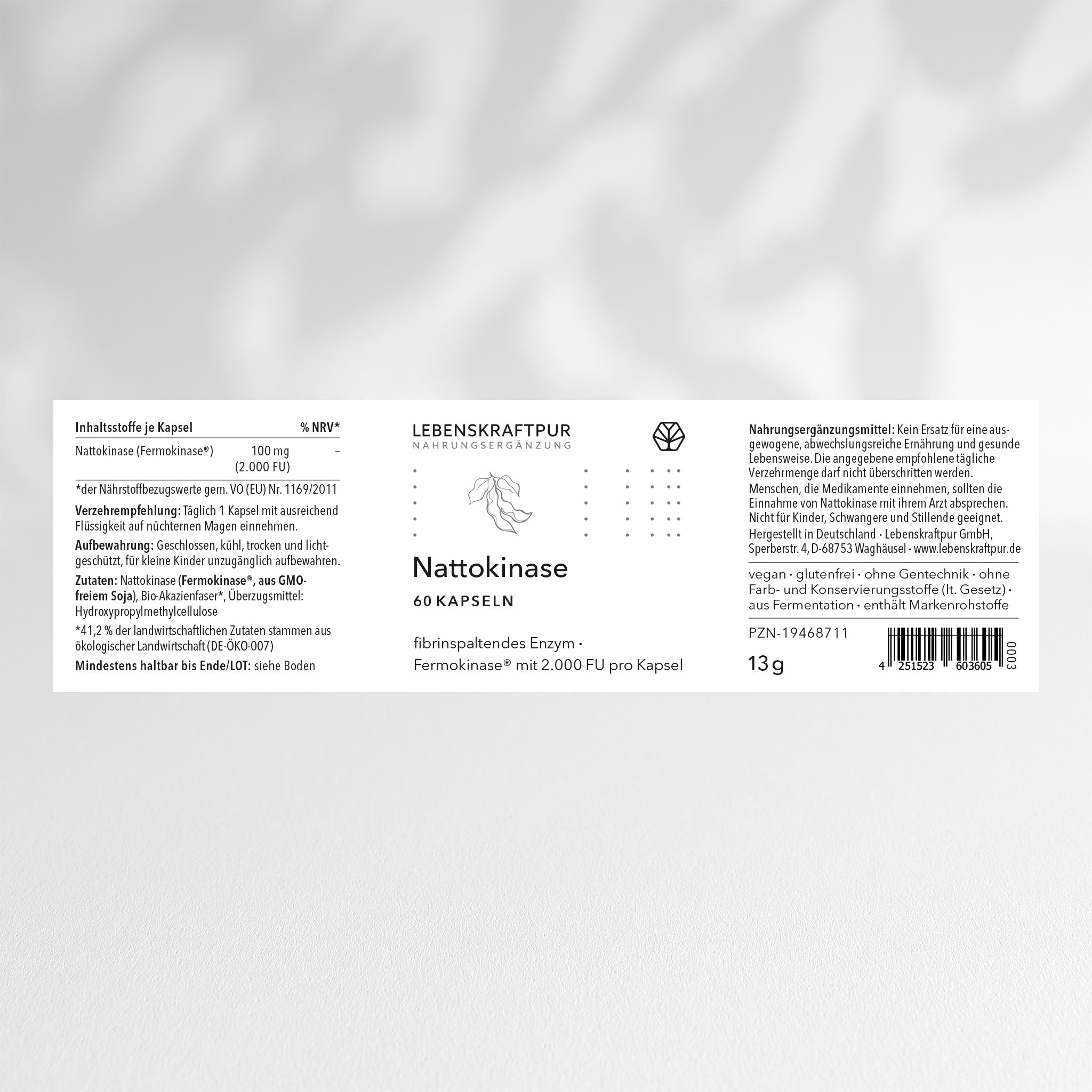 Nattokinase Kapseln