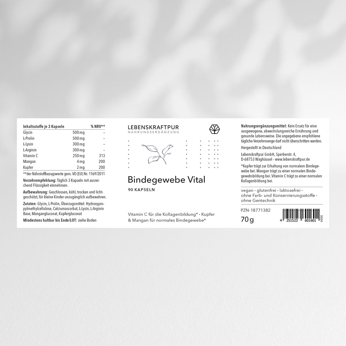 Bindegewebe Vital Kapseln