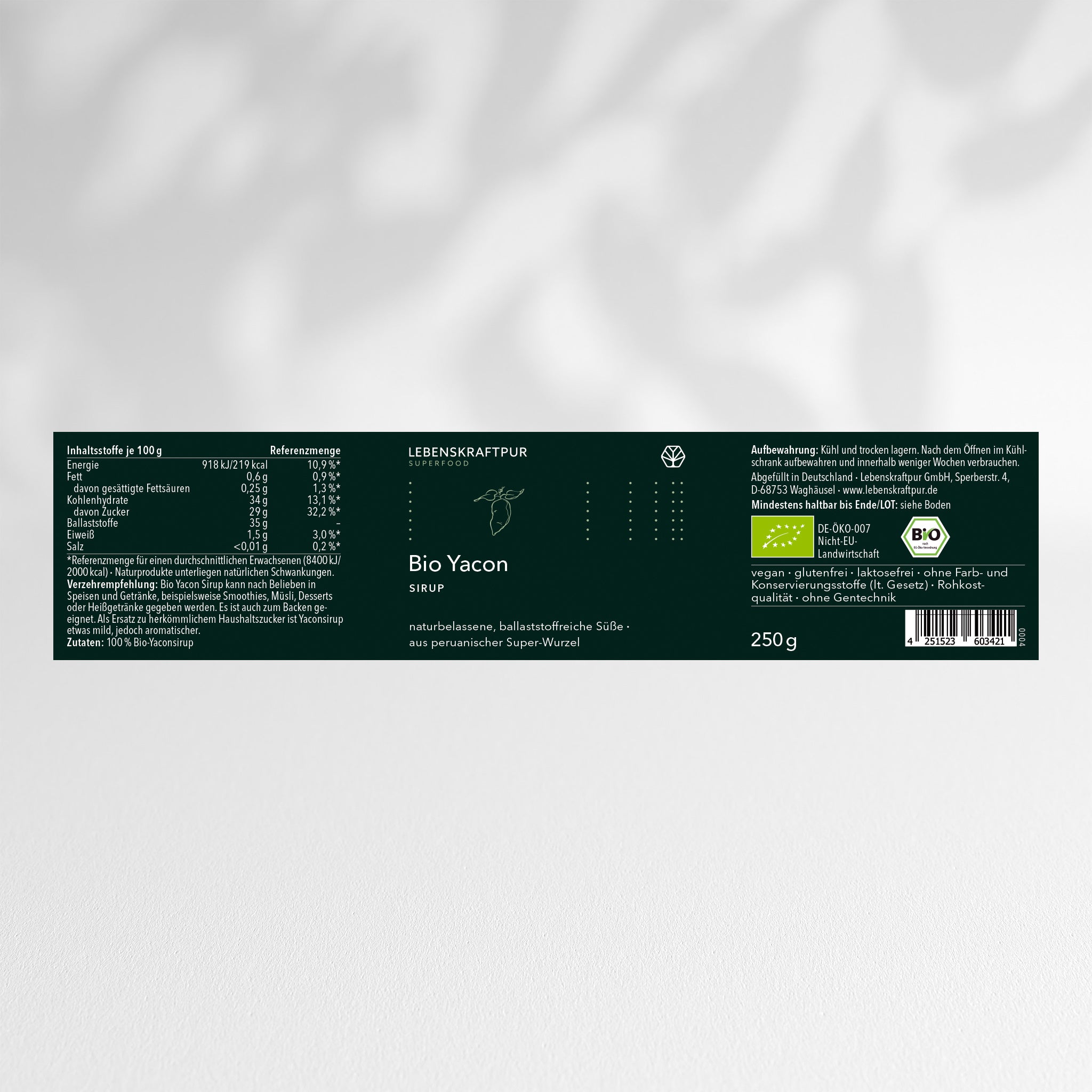 Bio Yacon Sirup
