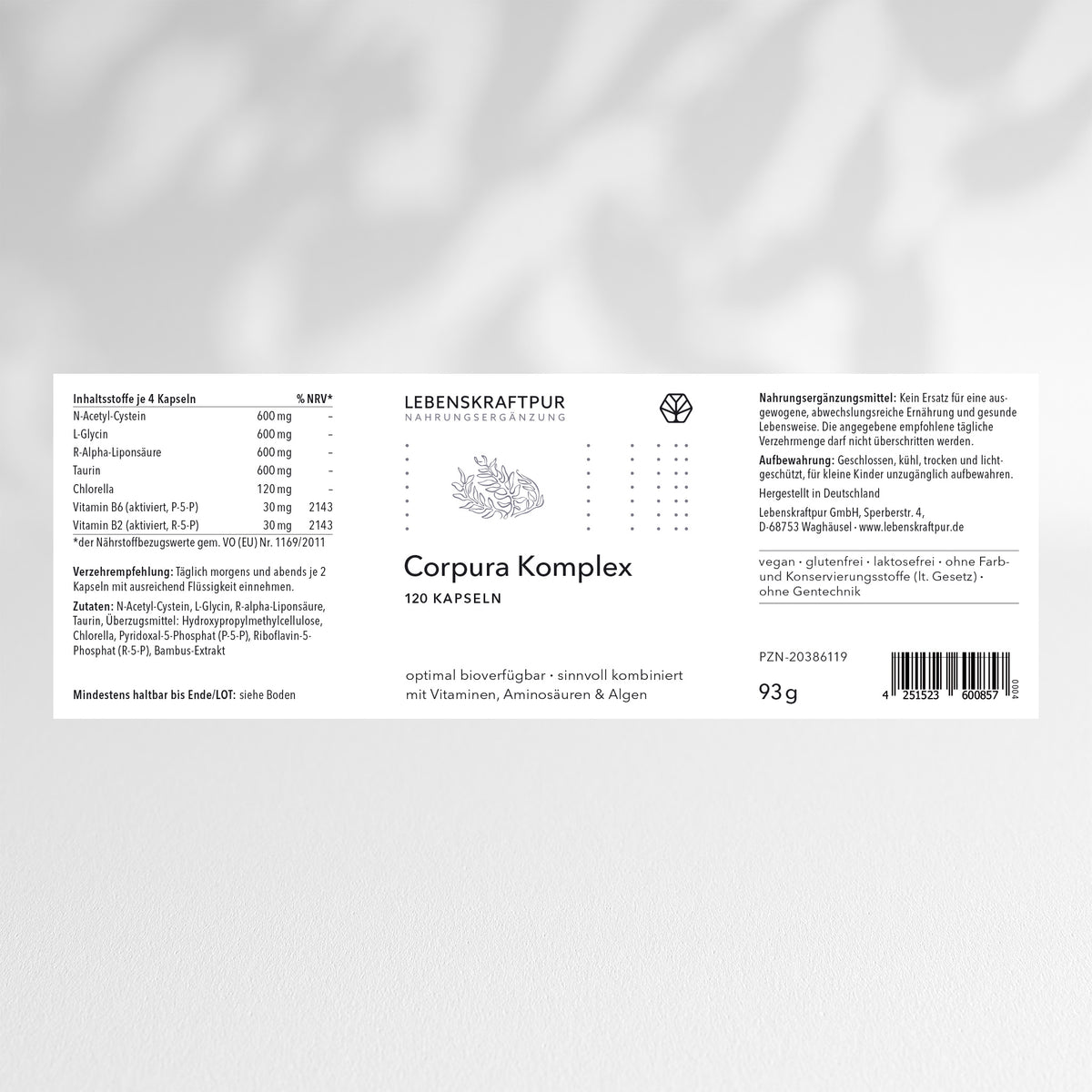 Corpura Komplex Kapseln