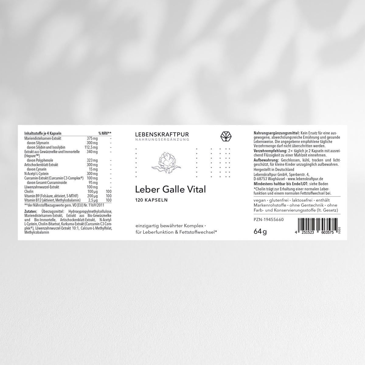 Leber Galle Vital Kapseln