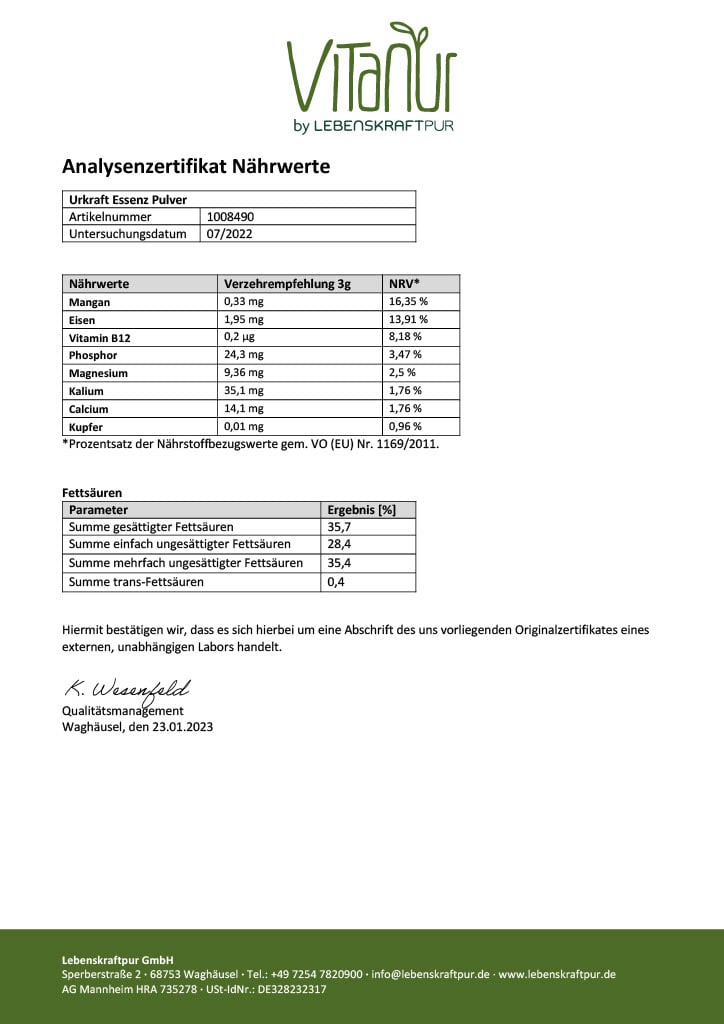 Produktbild Urkraft Essenz Pulver