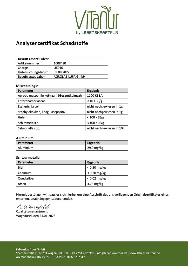 Produktbild Urkraft Essenz Pulver