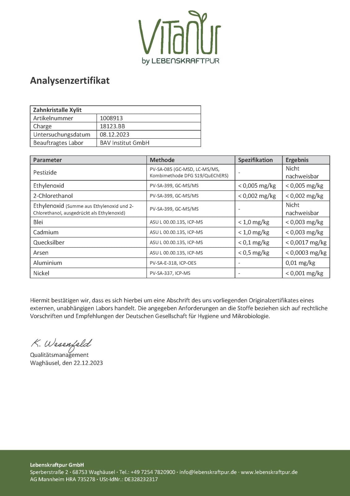 Produktbild Zahnkristalle® Xylit