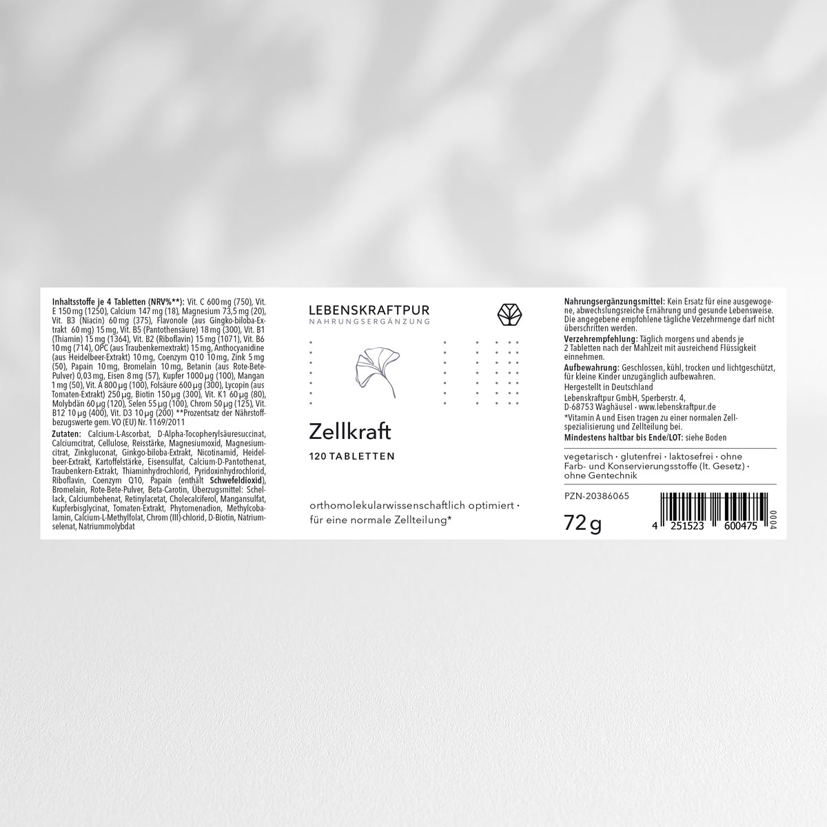 Zellkraft Tabletten