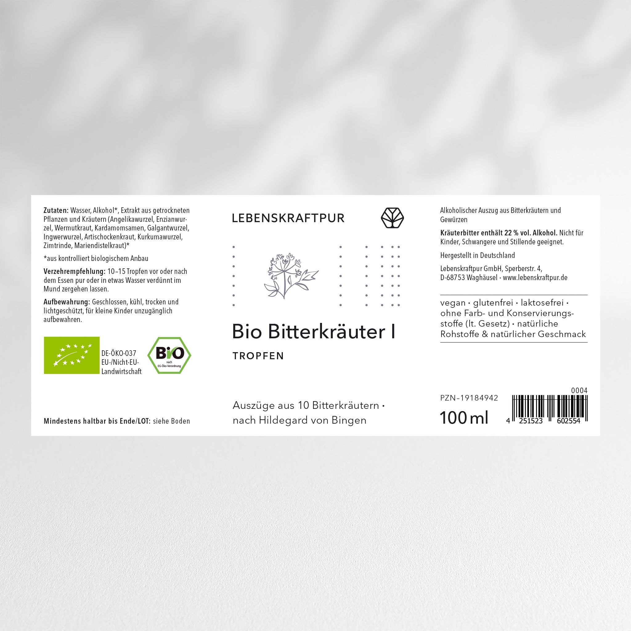 Bio Bitterkräuter I Tropfen