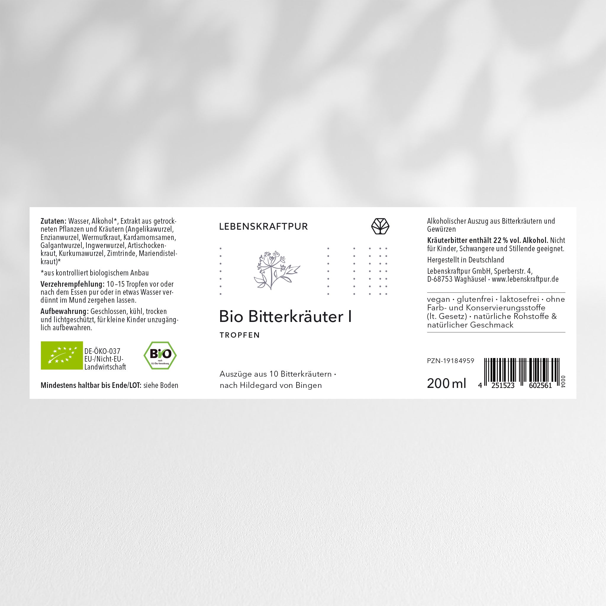 Bio Bitterkräuter I Tropfen