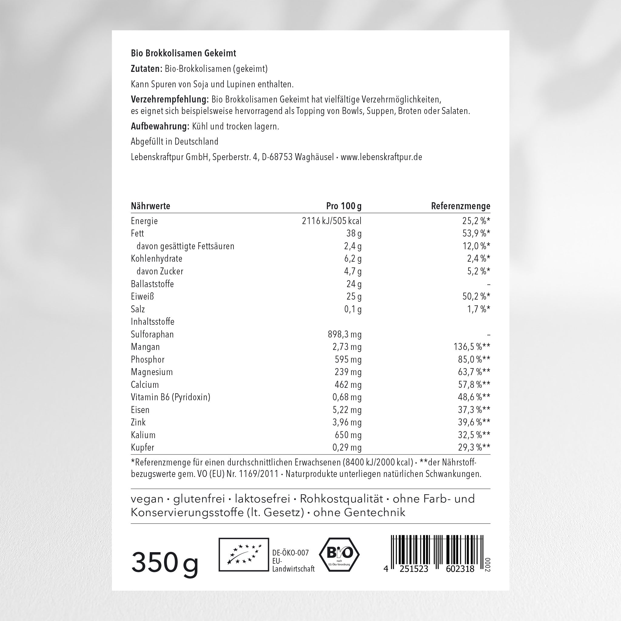 Bio Brokkolisamen Gekeimt