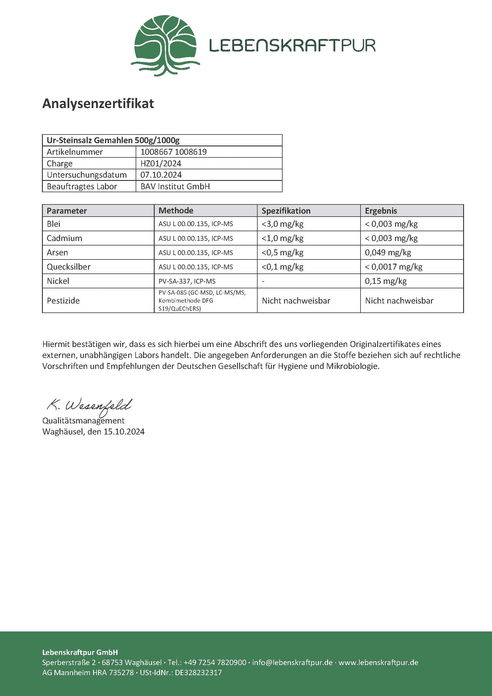Produktbild Ur-Steinsalz Gemahlen